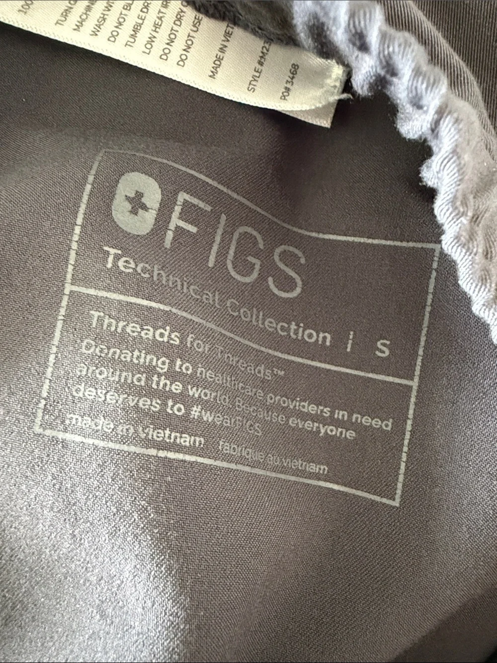 FIGS Leon Scrub Top Tansen Jogger Set Charcoal Gray Men’s Small - Picture 8 of 8